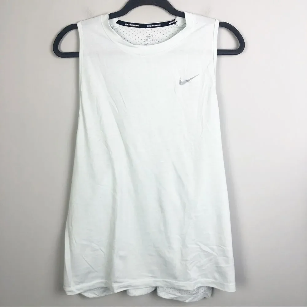 NIKE | Icy Pale Mint Green Racerback Dri-Fit Running Tank Top Women’s XL